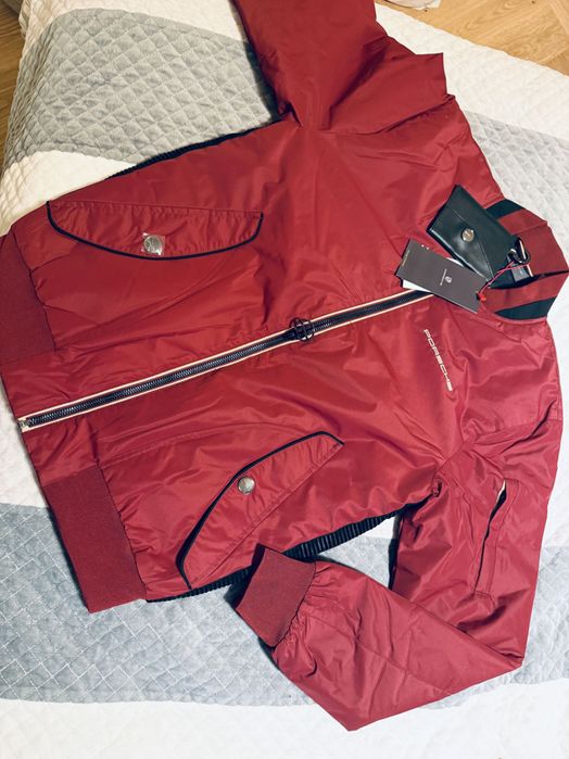 Porsche kurtka męska Bordowa rozmiar XS