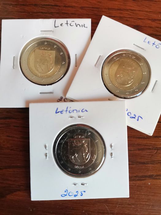 Letónia 2025 - Moeda comemorativa de 2€ UNC