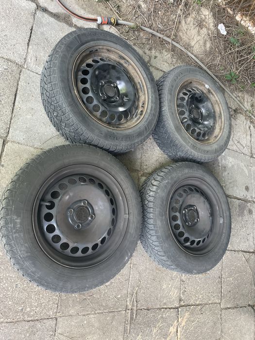Opony z felgami zimowe do opla corsy D