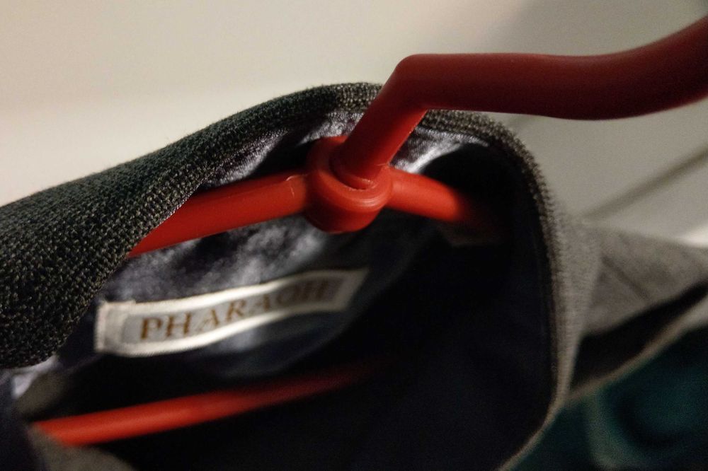 Męska koszula szara grafitowa czarna w kratkę XL XXL