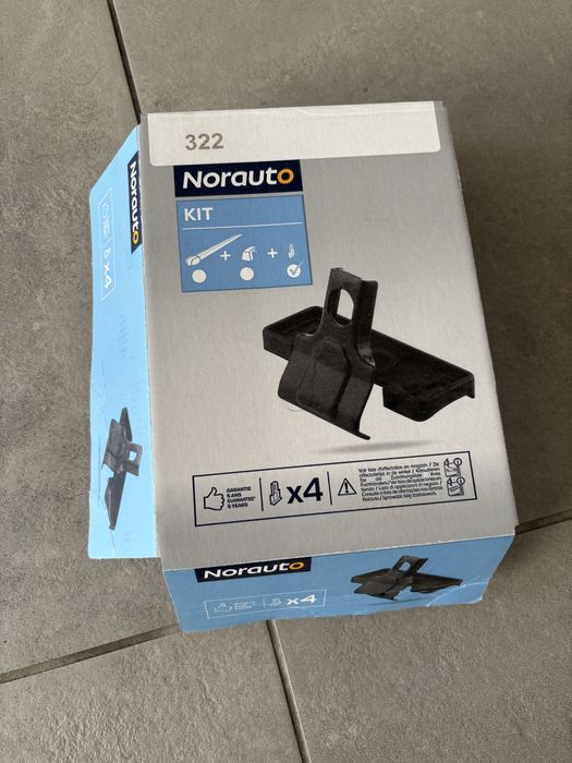 4 suportes de calhas embutidas NORAUTO 230