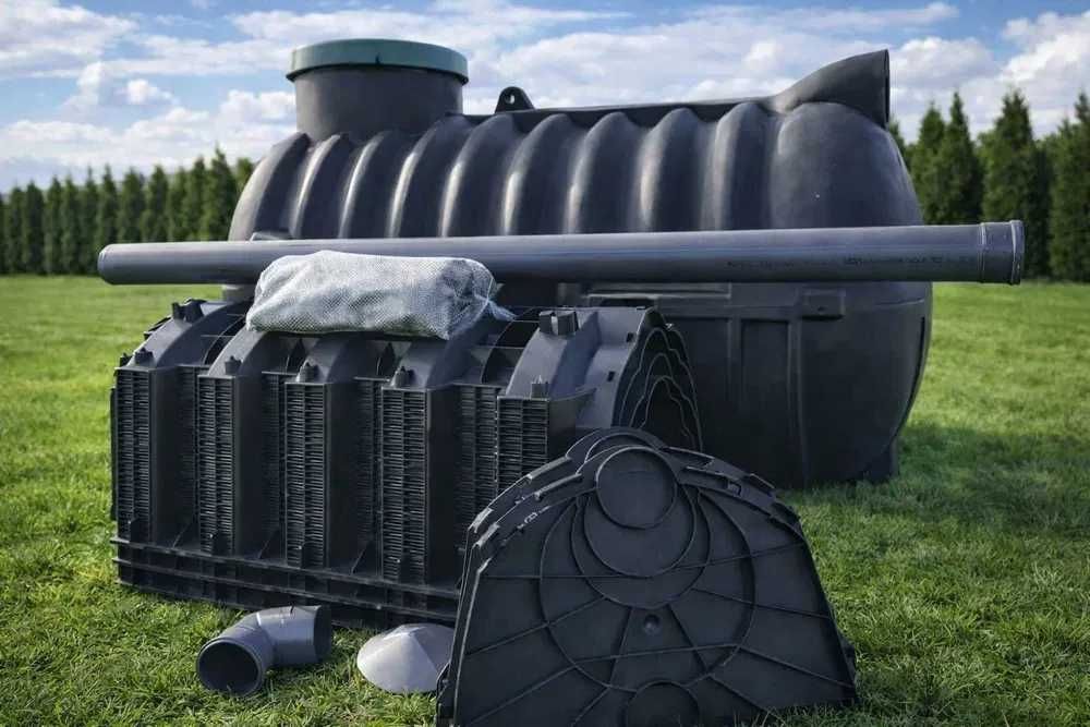 Przydomowa Oczyszczalnia Ścieków 2000L 4 Tunele EKO do 4 osób