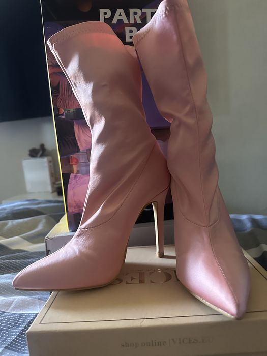 Botki 38 różowe,nowe