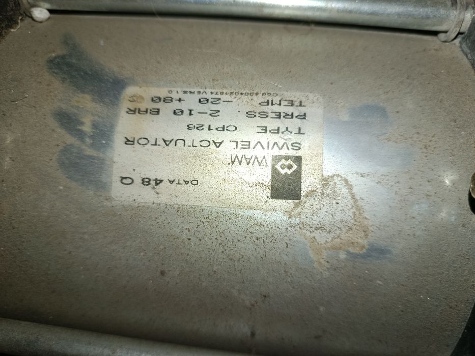 Поворотный пневматический привод для клапанов бабочек