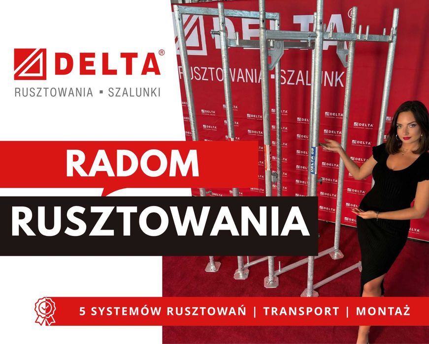 Rusztowania Radom - Rusztowanie elewacyjne 150 m² - DELTA 70