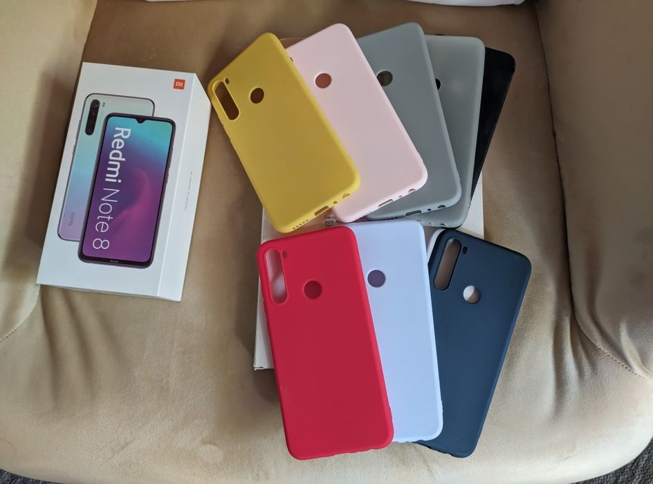 Redmi Note 8 4Gb/64Gb com capas e carregador incluídos