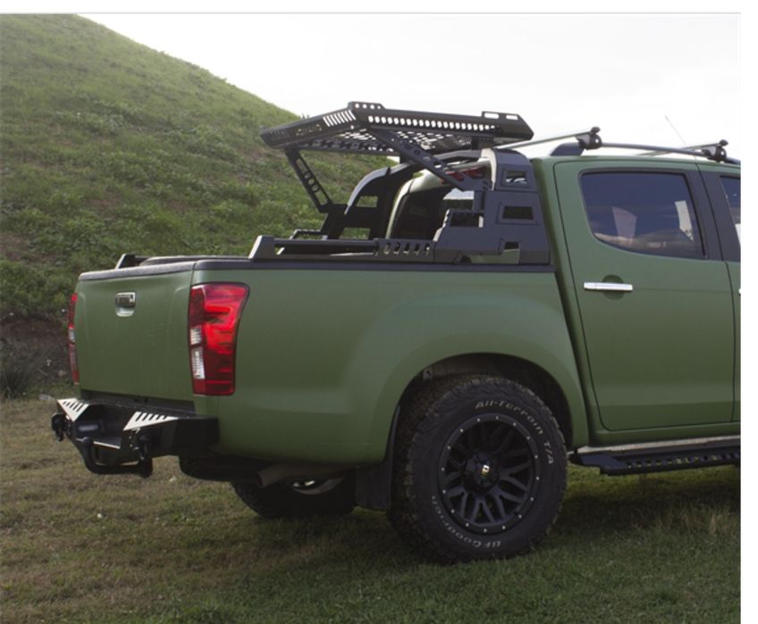 Isuzu D-Max orurowanie paki platforma bagażnik COMBAT z koszem