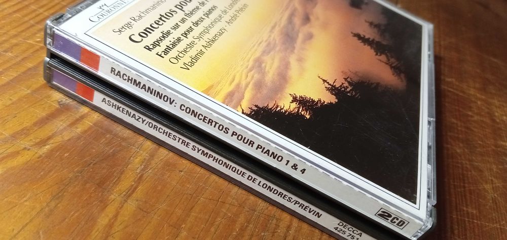 Rachmaninov - Concertos piano 1 & 4 (Ashkenazy, LSO, Prévin) Decca 2CD