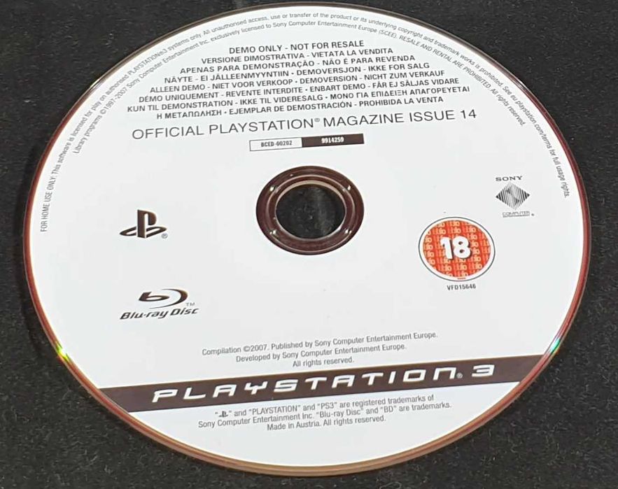 Jogos Raros Demos de revistas oficiais ps2 e ps3, lançamento PS1