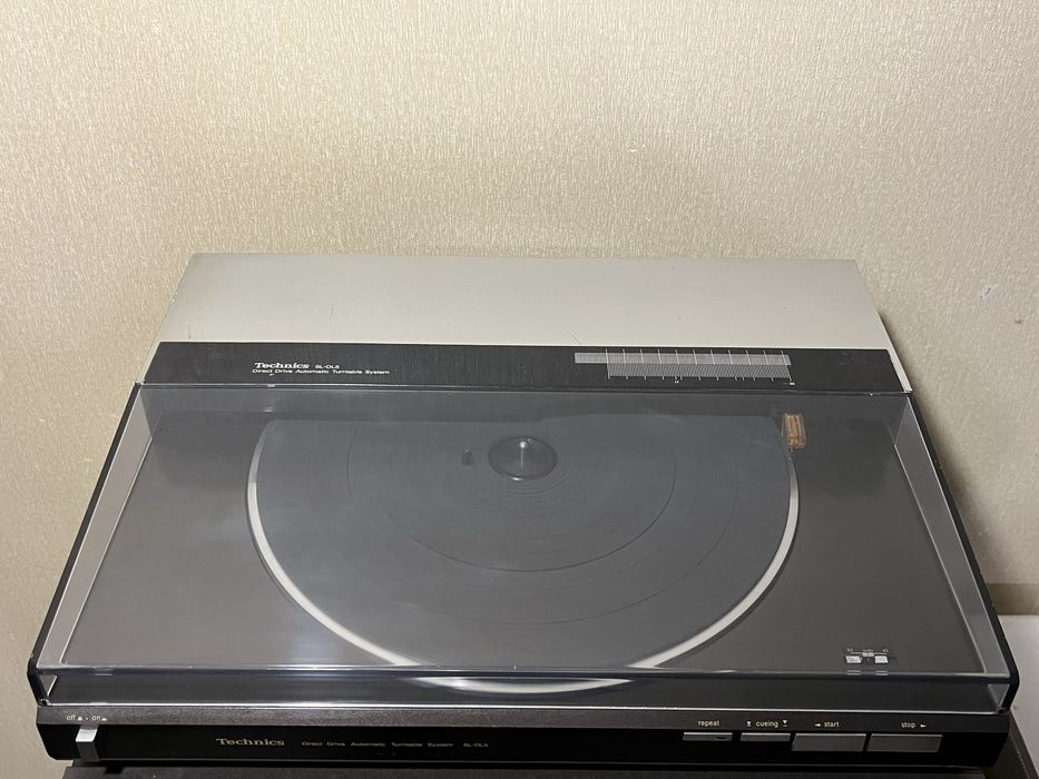 Редкий проигрыватель винила + 2-х блочный усилитель+тюнер TECHNICS SL-DL5 / 808 + Д/У