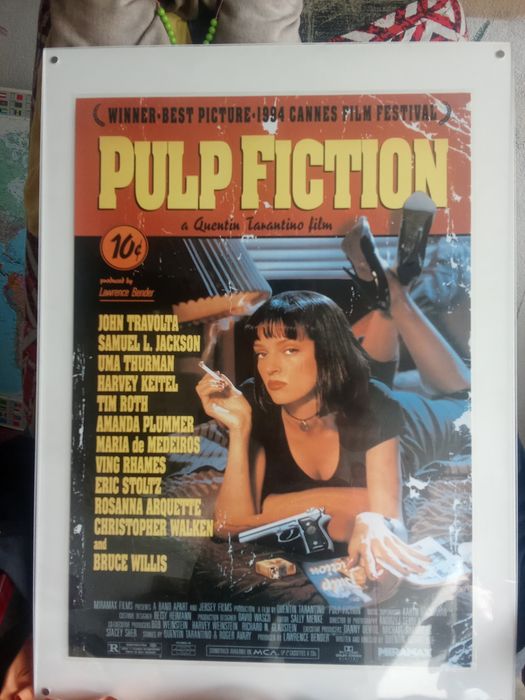 Quadro com Póster Pulp Fiction