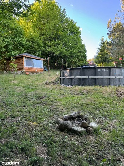 Działka rekreacyjna 650 m² z własnym dostępem do rzeki Słupi | Kaszuby