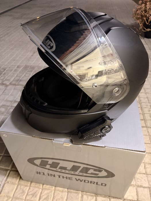 Capacete HJC I91 Modular Semi Flat Black