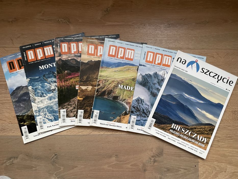 Magazyn na Szczycie nr 8 2020, magazyn NPM nr 2, 6, 7, 9, 12 2019