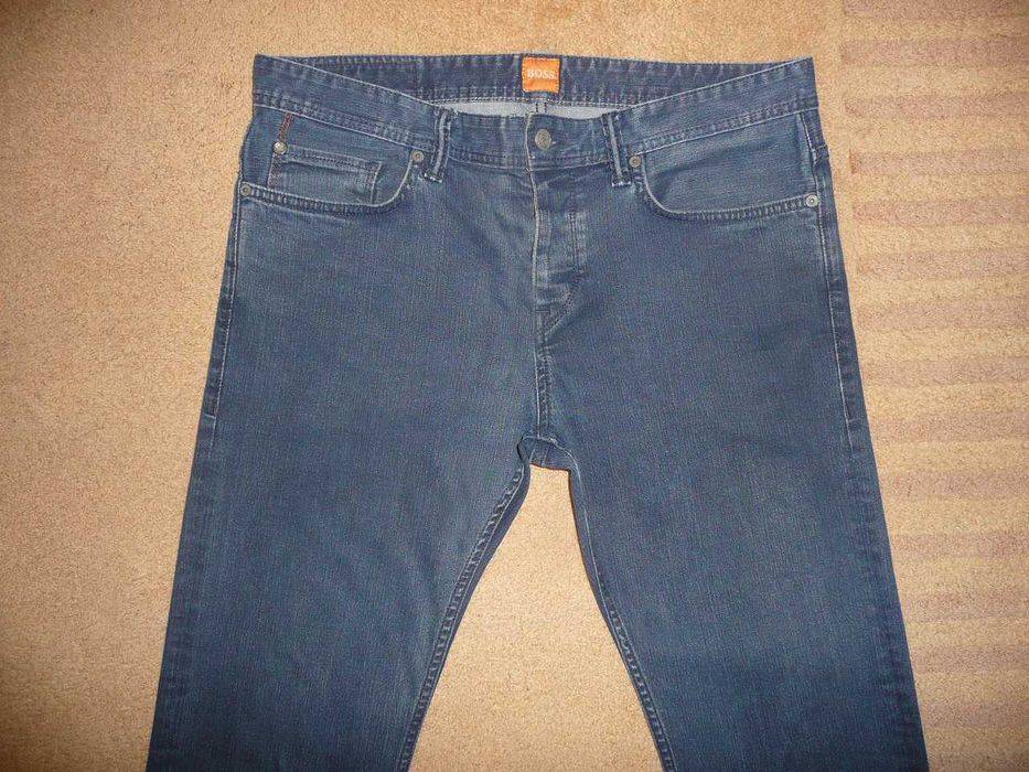 Spodnie dżinsy HUGO BOSS W34/L32=45,5/102cm jeansy Orange90