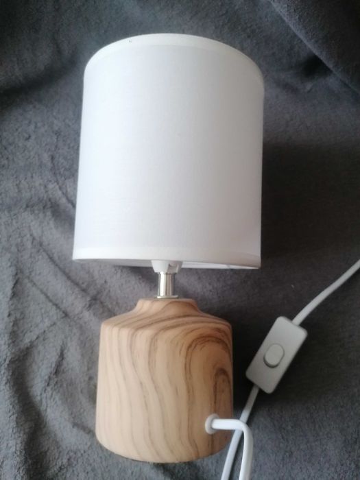 Lampa Stołowa brązowa