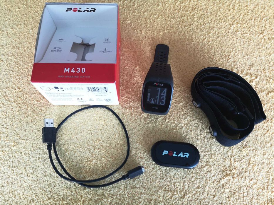 Relógio desporto GPS Polar M430 e sensor Polar H10
