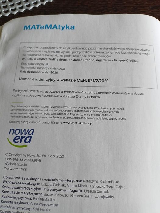 Podręcznik matematyka 2