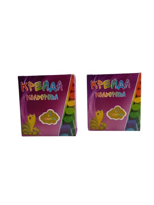 Крейда кольорова 6 кольорів