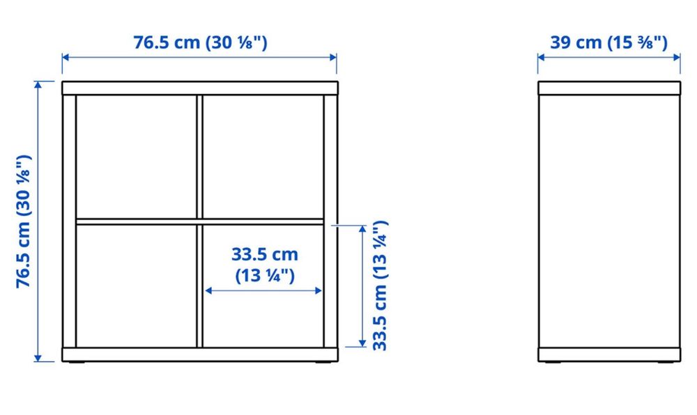 Estante IKEA - Kallax 4 cubos