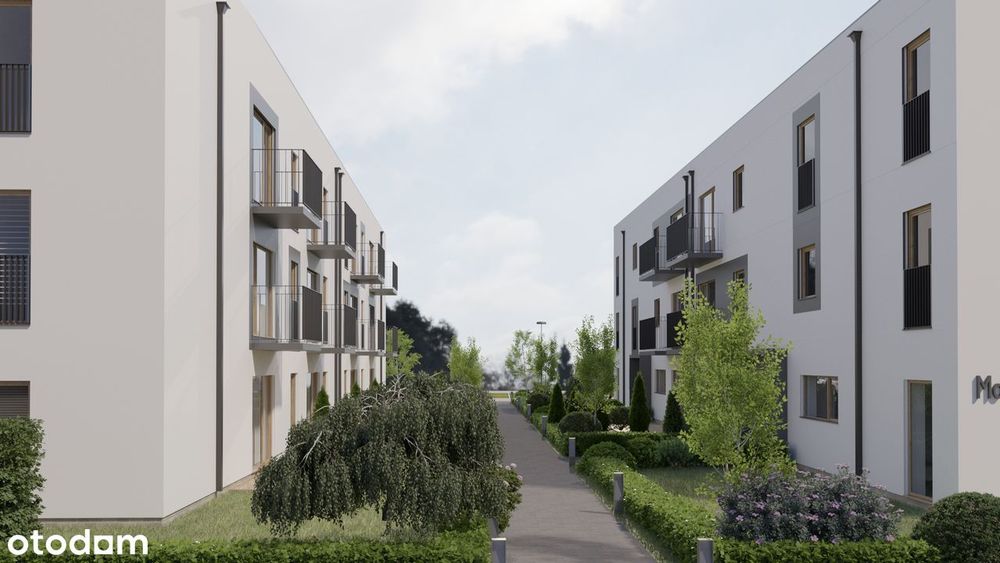 NOWE Mieszkanie 2 pokojowe z ogródkiem MOGILNO/ 42,2 m2 + 36,2 ogródek