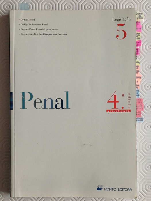 Penal, 2002  - Código Processo Penal Regime Penal Especial para Jovens