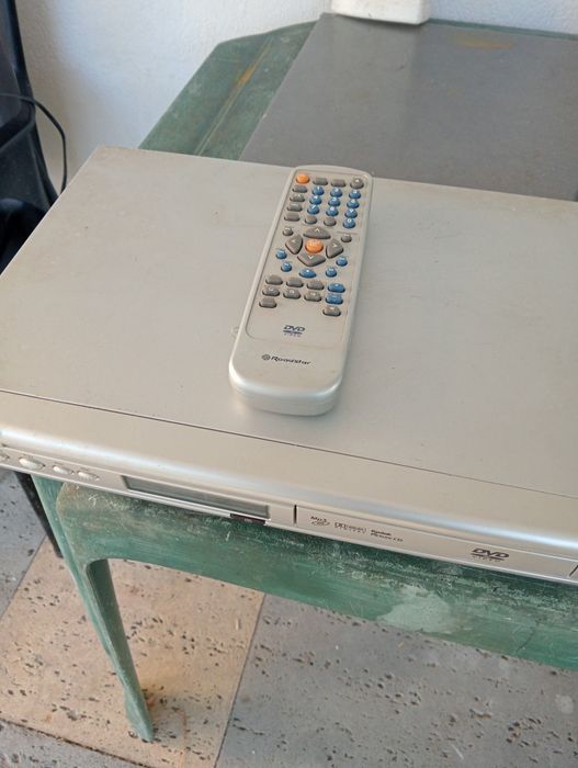 Leitor de DVD a funcionar