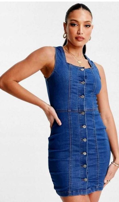 Sukienka Jeans rozciagliwa