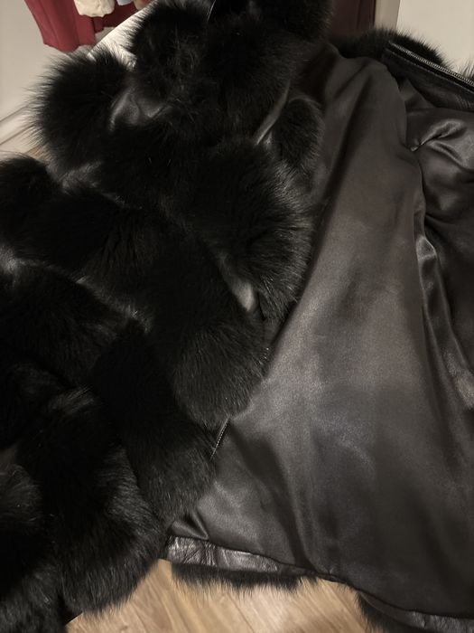 Kamizelka skora futerko