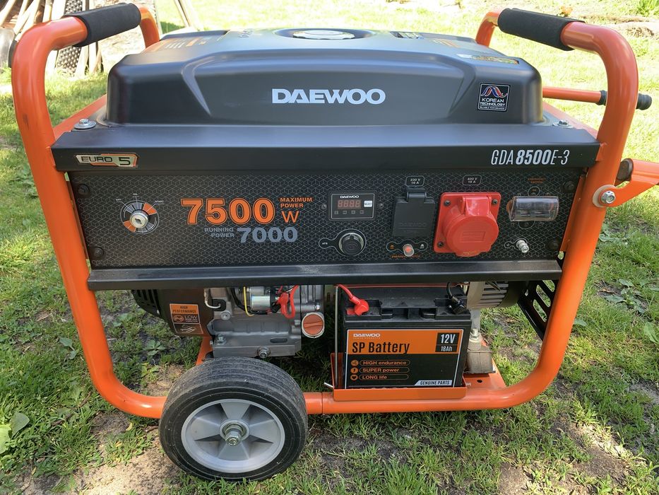 Agregat Prądotwórczy DAEWOO GDA 8500E-3.   230V  400V