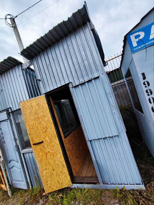 Блок пост охранника метал сталь, Контейнер, КПП, Пункт наблюдения