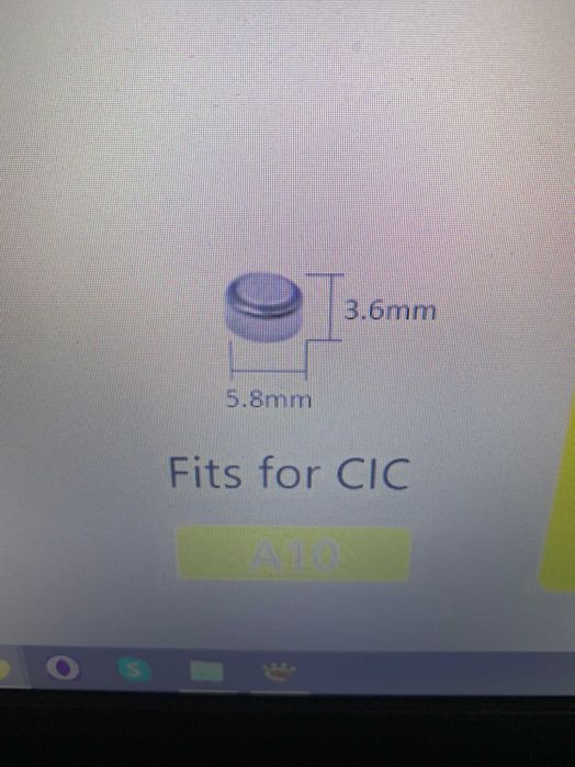 Батарейки для слуховых аппаратов типа А 10