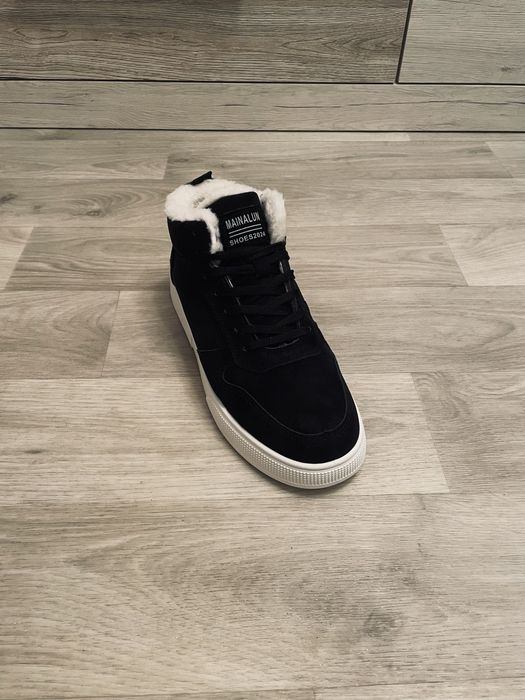 Мужские зимние кеды кроссовки ботинки с утеплителем