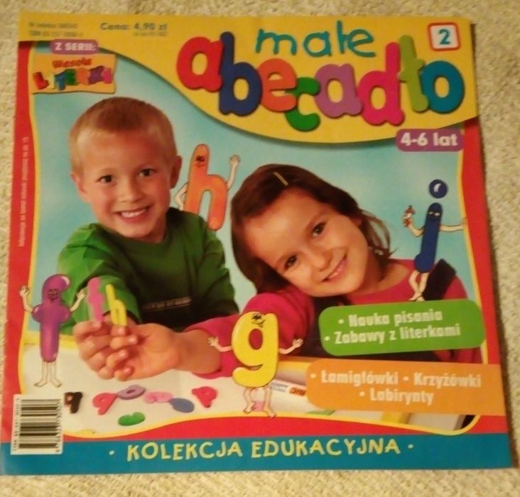 Małe abecadło- ciekawa gazetka dla dzieci 4-6 lat