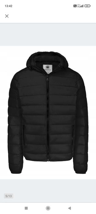 Pit Bull Kurtka Zimowa Z Kapturem Pikowana Seacoast III Black rozm.XL