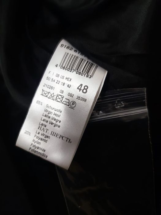 Kurtka płaszcz XL Gil Bret wełna kaszmir cashmere czarny 48 płaszczyk