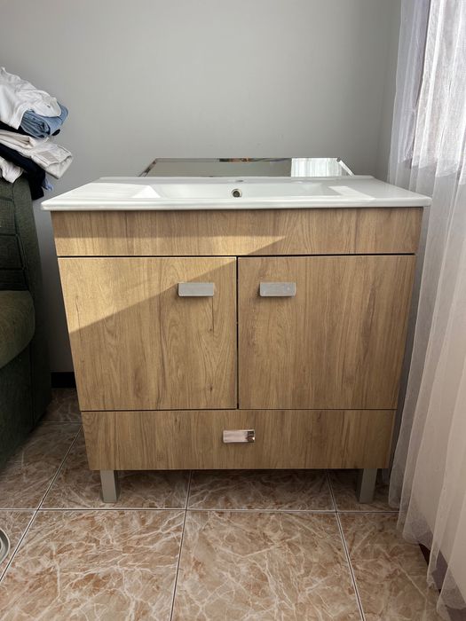 Lavatório wc com móvel