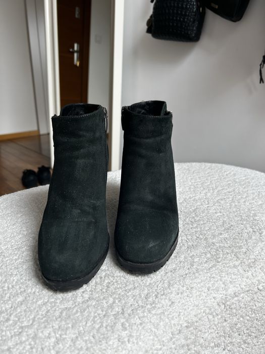 Botki ciemna zieleń