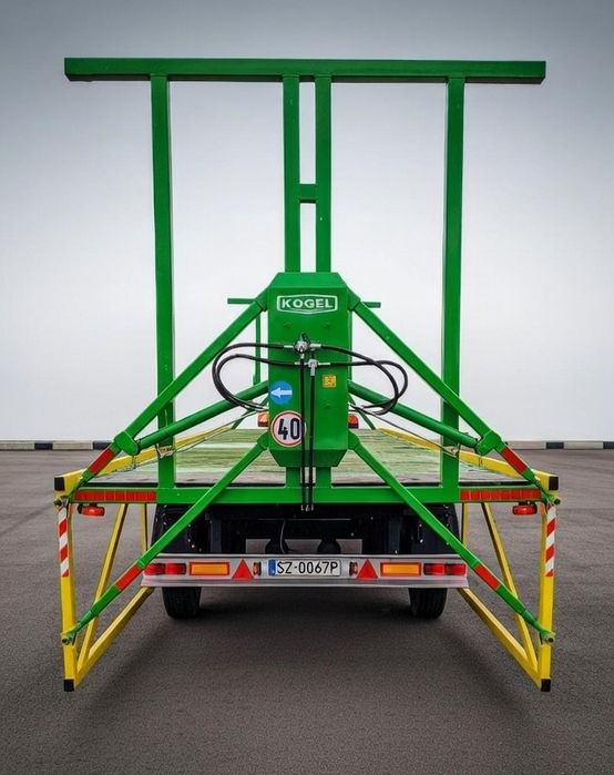 Przyczepa do bel z burtami hydraulicznymi, możliwość zam. na wywrotkę