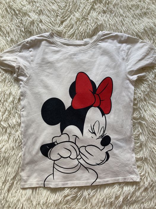 Koszulki H&M Myszka Minnie 122/128