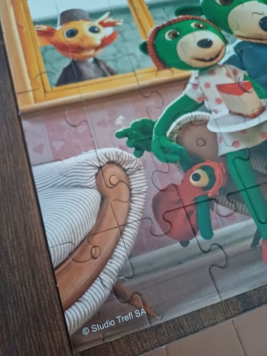 Puzzle Trefl 2w1 2x50 elementów Rodzinna Treflików