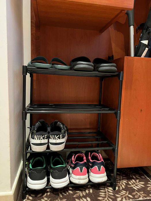 Pudełka z 4 poziomami dom przechowywanie metalowa