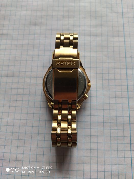 Коллекційний японський годинник Seiko Kinetic.