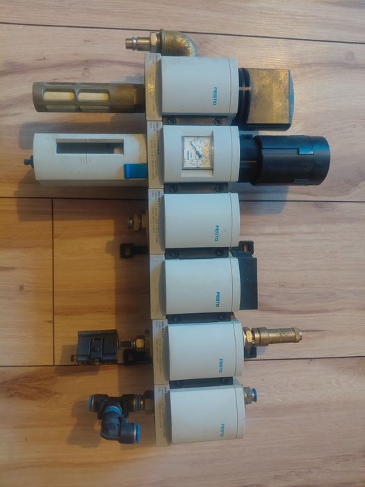 FESTO Modułowy Zespół Przygotowania Powietrza Pneumatyka - Zestaw