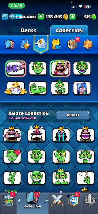 аккаунт клеш рояль