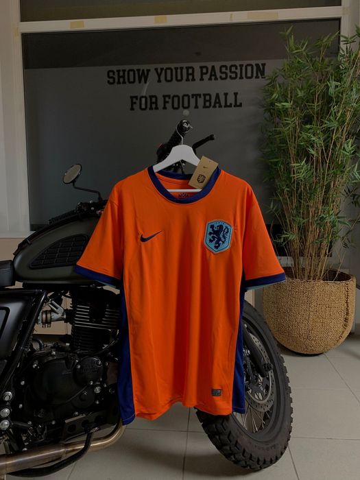 Camisola de futebol seleção holandesa 2024