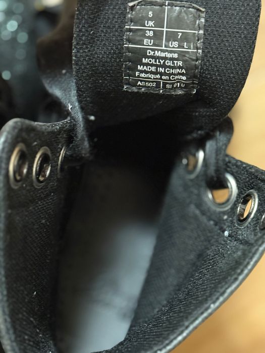 Берци черевики dr.martens Molly Jadon Glitter