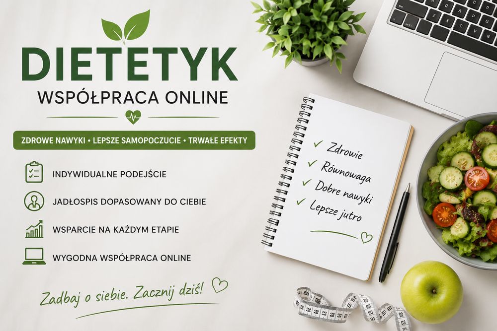 Indywidualna współpraca dietetyczna online| Dietetyk