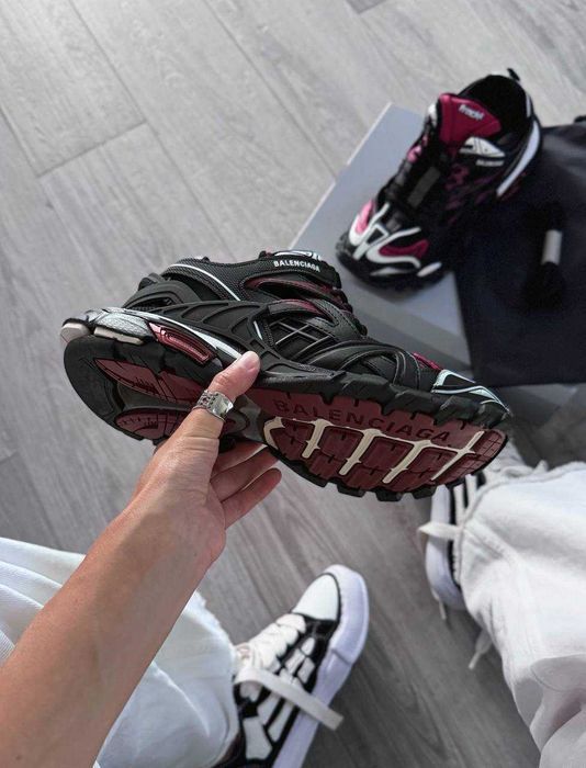 Кросівки Balenciaga Track 2 Black/Red premium | Кроссовки чоловічі жіночі