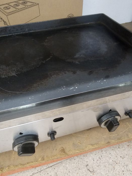 Chapa a gás usada